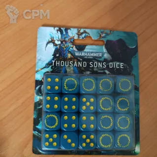 Описание картинки Thousand Sons dice set от Сергиев Илья по цене 5 000руб | Свободный Рынок Миниатюр - СРМ