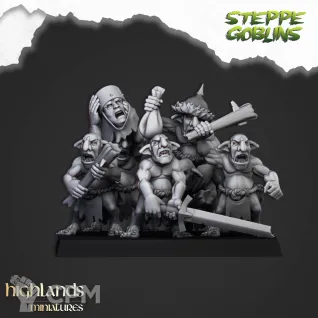 Описание картинки Steppe Goblors от 3DPrintClub по цене 148руб | Свободный Рынок Миниатюр - СРМ