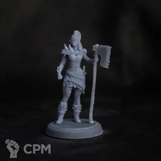 Описание картинки Полуорк / Воин, варвар от Dark Craft Hobby по цене 364руб | Свободный Рынок Миниатюр - СРМ