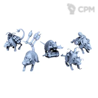 Описание картинки Necromunda - Cawdor Bomb Delivery Rats от 3D Print Workshop по цене 368руб