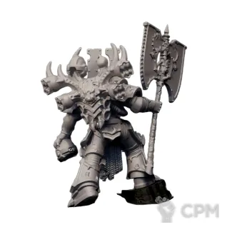 Описание картинки Khorne Master of Executions - Lord of Slaughter v2 от 3Д печать миниатюр по цене 416руб | Свободный Рынок Миниатюр - СРМ