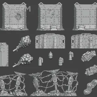 Описание картинки KILL TEAM: EQUIPMENT PACK от Koda WorkShop по цене 1 400руб | Свободный Рынок Миниатюр - СРМ