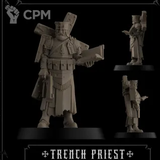 Описание картинки Trench Cleric от Age of Printmar по цене 63руб | Свободный Рынок Миниатюр - СРМ