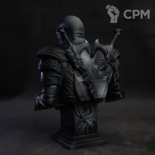 Описание картинки Кратос (God Of War) от Dark Craft Hobby по цене 3 000руб | Свободный Рынок Миниатюр - СРМ