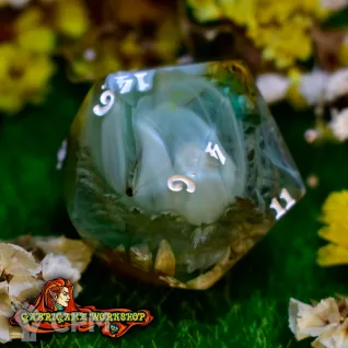 Описание картинки Заклинание Цветения. Монокуб d20 (34 мм.) от Gabrigame_Terrain по цене 1 090руб | Свободный Рынок Миниатюр - СРМ