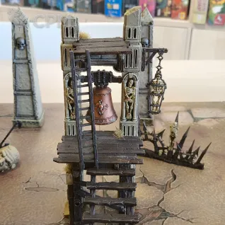 Описание картинки Ruins and Bell Tower Terrain от Nathan Holn по цене 20 000руб | Свободный Рынок Миниатюр - СРМ
