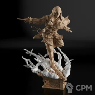 Описание картинки Ezio Фигурка (Assasin's Creed) от GAS3TXD  по цене 3 900руб | Свободный Рынок Миниатюр - СРМ