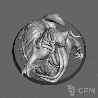 Описание картинки Beast of Nurgle от 3Д печать миниатюр по цене 947руб | Свободный Рынок Миниатюр - СРМ
