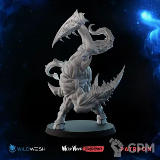 Описание картинки Chaos Spawn от Studio Cockatoo по цене 723руб | Свободный Рынок Миниатюр - СРМ