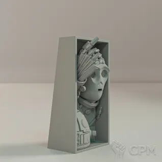 Описание картинки Book Nook - R2D2 and C3P0 от Naggaroth Night по цене 3 000руб | Свободный Рынок Миниатюр - СРМ