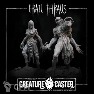 Описание картинки Great Hunger Grail Thralls Set 2 от Recruiter по цене 800руб | Свободный Рынок Миниатюр - СРМ