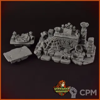 Описание картинки Алтарь со съемными крышками от Gabrigame_Terrain по цене 400руб | Свободный Рынок Миниатюр - СРМ