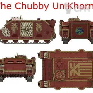Описание картинки World Eaters Chaos Rhino of Khorne от MrMetalHorror по цене 1 600руб | Свободный Рынок Миниатюр - СРМ
