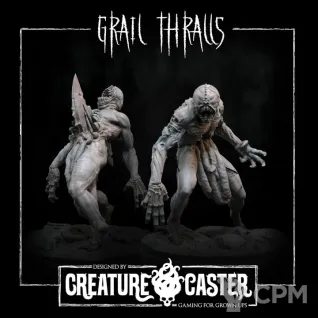 Описание картинки Great Hunger Grail Thralls Set 2 от Recruiter по цене 800руб | Свободный Рынок Миниатюр - СРМ