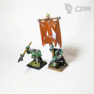 Описание картинки Orcs &amp; Goblins Boyz with Spears x10 от MiniaturesFAN по цене 3 300руб | Свободный Рынок Миниатюр - СРМ