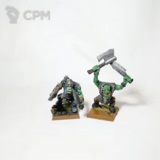 Описание картинки Orcs &amp; Goblins Orc Boyz x10 от MiniaturesFAN по цене 3 300руб | Свободный Рынок Миниатюр - СРМ