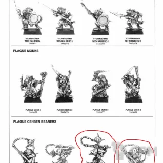 Описание картинки Skaven Plague Censer Bearers (x2) от kirill23 по цене 1 500руб | Свободный Рынок Миниатюр - СРМ