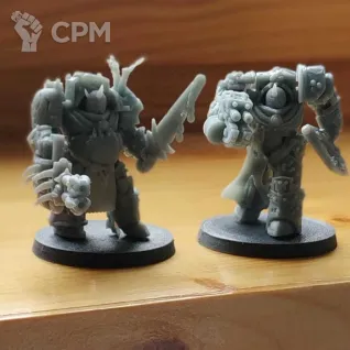 Описание картинки Blightlord Terminators (отряд 5 моделей) от Магазин Альфария по цене 850руб | Свободный Рынок Миниатюр - СРМ