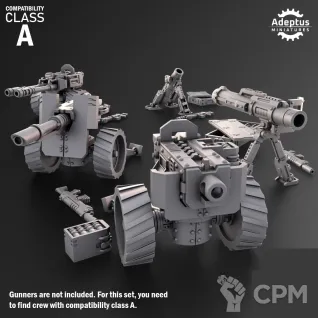 Описание картинки Heavy Weapons Team. Khaleeth Regiment. Imperial Guard. Compatibility class A. от Manufactorum76 по цене 450руб | Свободный Рынок Миниатюр - СРМ
