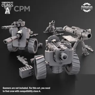 Описание картинки HeaHeavy Weapons Team. Ultima Troops. Imperial Guard. Compatibility class A. от Manufactorum76 по цене 450руб | Свободный Рынок Миниатюр - СРМ