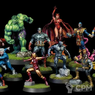 Описание картинки Avengers Team - Blood Bowl от Критикал Принт по цене 1 800руб | Свободный Рынок Миниатюр - СРМ