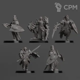 Описание картинки Custodian Guard - альт (отряд 5 моделей) от Магазин Альфария по цене 1 100руб | Свободный Рынок Миниатюр - СРМ