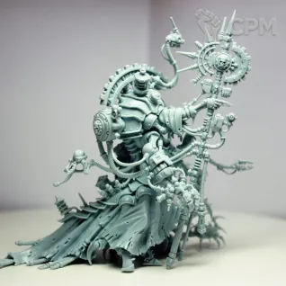 Описание картинки Archmagos Dominus Belisarius Cawl. Adeptus Mechani от Mechanic по цене 950руб | Свободный Рынок Миниатюр - СРМ