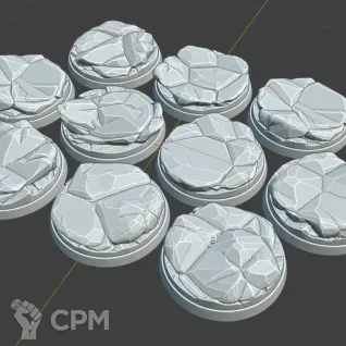 Описание картинки Базы для миниатюр 40мм от ku.5veta по цене 1 099руб | Свободный Рынок Миниатюр - СРМ