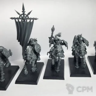 Описание картинки old Chaos Marauders Horsemen, оригинал пластик от Shamkin по цене 3 000руб | Свободный Рынок Миниатюр - СРМ