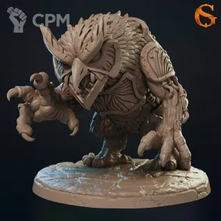 Описание картинки Owlbear of Persepolis от Manufactorum76 по цене 650руб | Свободный Рынок Миниатюр - СРМ