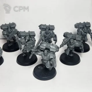 Описание картинки Vanguard Veteran Squad With Jump Packs, 10 моделей, оригинал пластик. от Shamkin по цене 7 000руб | Свободный Рынок Миниатюр - СРМ