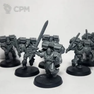 Описание картинки Vanguard Veteran Squad With Jump Packs, 10 моделей, оригинал пластик. от Shamkin по цене 7 000руб | Свободный Рынок Миниатюр - СРМ