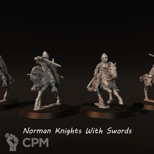 Описание картинки Norman Knights от Manufactorum76 по цене 2 000руб | Свободный Рынок Миниатюр - СРМ