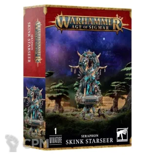Описание картинки Seraphon: Skink Starseer от LifeIsNow по цене 4 790руб | Свободный Рынок Миниатюр - СРМ