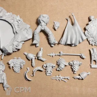 Описание картинки Alpharius – Primarch of the Alpha Legion от Plants vs Zombies по цене 1 780руб | Свободный Рынок Миниатюр - СРМ