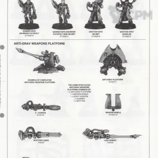 Описание картинки Eldar Heavy Weapon Gun Crew оригинал от Rusty Bolter по цене 1 500руб | Свободный Рынок Миниатюр - СРМ