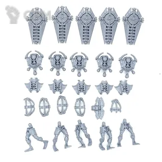 Описание картинки NECRON LYCHGUARD OR TRIARCH PRAETORIANS от Red Rooster по цене 2 239руб | Свободный Рынок Миниатюр - СРМ