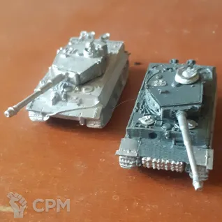 Описание картинки ОТРЯД Танков Тигр Металл Battlefront FOW ОРИГИНАЛ от Levsha по цене 1 990руб | Свободный Рынок Миниатюр - СРМ