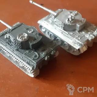 Описание картинки ОТРЯД Танков Тигр Металл Battlefront FOW ОРИГИНАЛ от Levsha по цене 1 990руб | Свободный Рынок Миниатюр - СРМ