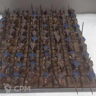 Описание картинки 80 clanrats/slaves with shields от mr.carloff по цене 11 500руб | Свободный Рынок Миниатюр - СРМ