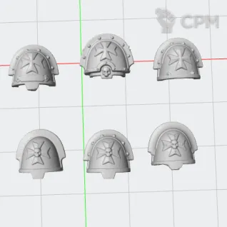 Описание картинки BLACK TEMPLARS SWORD BRETHREN от Три Ди Принт по цене 900руб | Свободный Рынок Миниатюр - СРМ