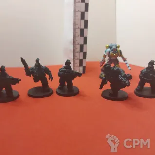 Описание картинки Скваты (Squat) отделение  5 бойцов Warhammer 40k от Modelkin по цене 750руб | Свободный Рынок Миниатюр - СРМ