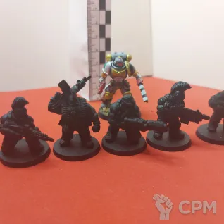 Описание картинки Скваты (Squat) отделение  5 бойцов Warhammer 40k от Modelkin по цене 750руб | Свободный Рынок Миниатюр - СРМ