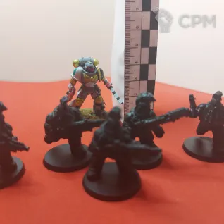 Описание картинки Скваты (Squat) отделение  5 бойцов Warhammer 40k от Modelkin по цене 750руб | Свободный Рынок Миниатюр - СРМ