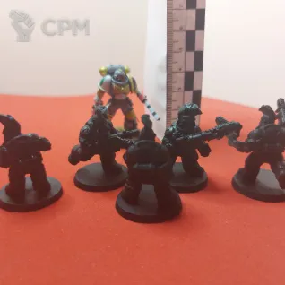 Описание картинки Скваты (Squat) отделение  5 бойцов Warhammer 40k от Modelkin по цене 750руб | Свободный Рынок Миниатюр - СРМ
