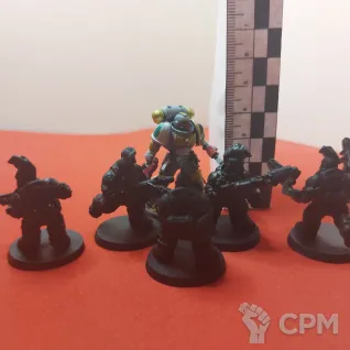 Описание картинки Скваты (Squat) отделение  5 бойцов Warhammer 40k от Modelkin по цене 750руб | Свободный Рынок Миниатюр - СРМ