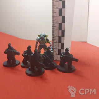 Описание картинки Скваты (Squat) отделение  5 бойцов Warhammer 40k от Modelkin по цене 750руб | Свободный Рынок Миниатюр - СРМ