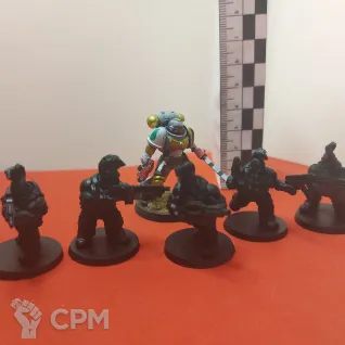 Описание картинки Скваты (Squat) отделение  5 бойцов Warhammer 40k от Modelkin по цене 750руб | Свободный Рынок Миниатюр - СРМ