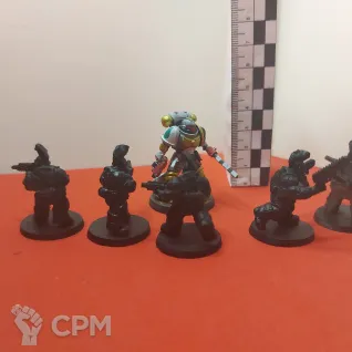 Описание картинки Скваты (Squat) отделение  5 бойцов Warhammer 40k от Modelkin по цене 750руб | Свободный Рынок Миниатюр - СРМ