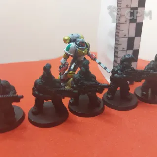 Описание картинки Скваты (Squat) отделение  5 бойцов Warhammer 40k от Modelkin по цене 750руб | Свободный Рынок Миниатюр - СРМ